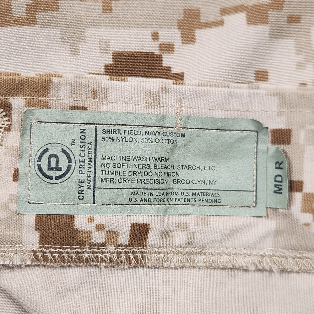 Crye Precision Shirt Medium Regular AOR1 Navy Custom Field Camo Tactical SEALs - Picture 3 of 12